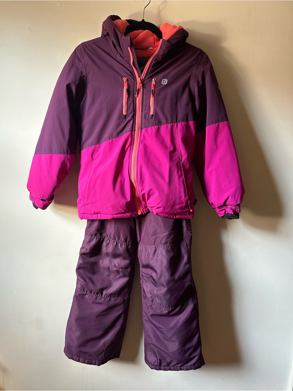 Kids Size 10 Gusti Canada Snow Suit Set
